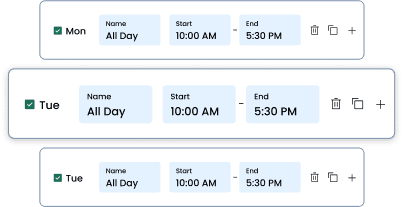Time Slots